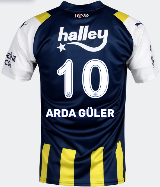 MAILLOT MAISON FENERBAHCE ARDA GULER 10 Puma 2023/24 sous licence officielle taille MED EUR 145