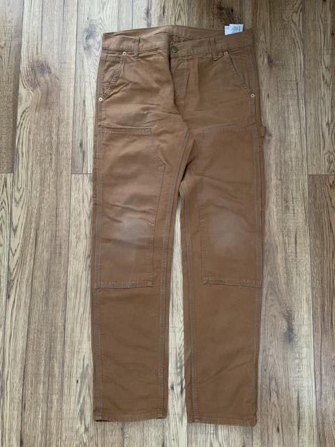 CARHARTT WIP X APC New Standard Double Knee Pant Duck Brown