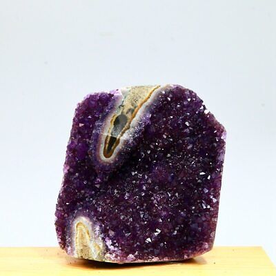 350g Natural Amethyst Geode Mineral Specimen Crystal Quartz Energy Decoration