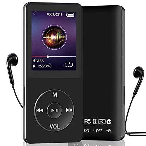 Lecteur MP3 16 Go Lecteur de Musique Baladeur MP3 Player Haut-Parleur HiFi sa...