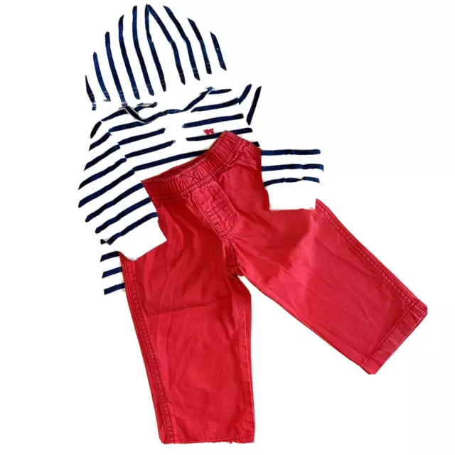 Baby Boy 9 month Infant Carter's 2-piece Hoodie pullover  Pants
