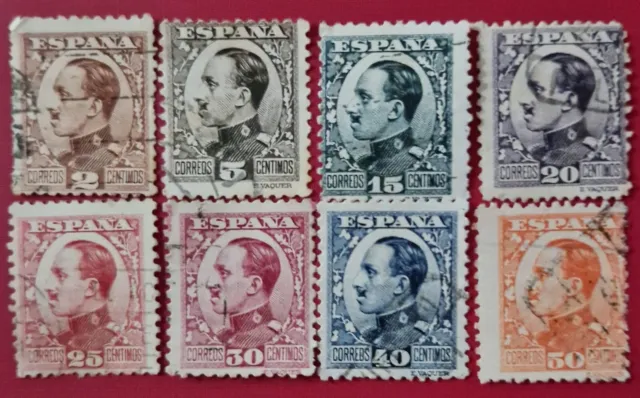Lote De 6 Sellos España Alfonso Xiii 1930-31
