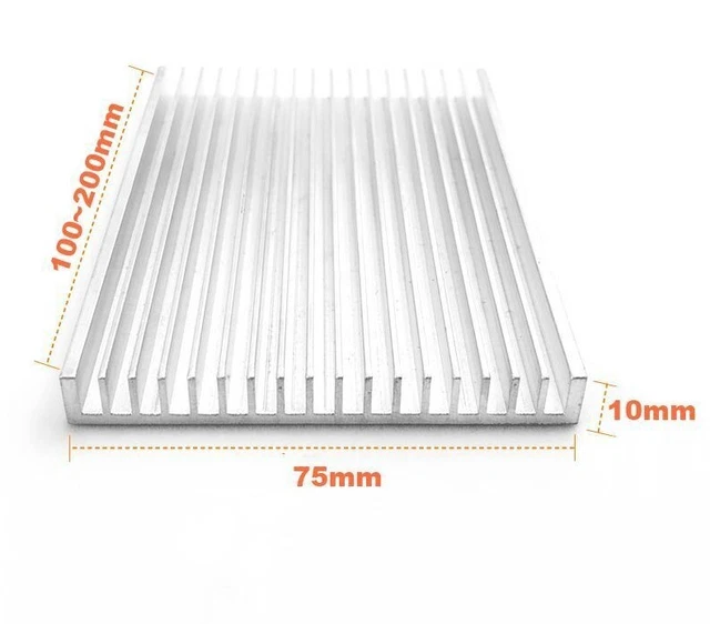 Heat Sink Radiator Electronic Cooler Aluminum Heat Dissipation Chipset IC LED