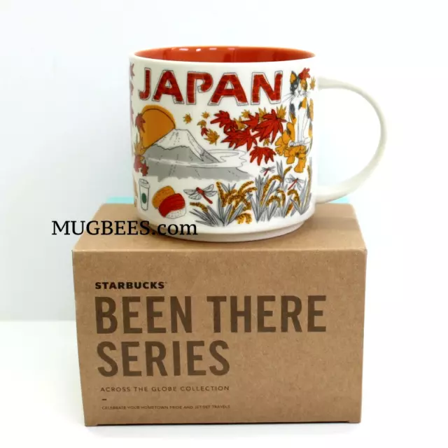Starbucks Been There Series Japan Fall Autumn Ceramic Coffee Mug Cup 14 fl oz
