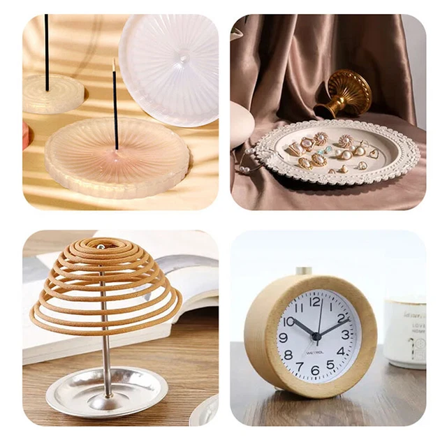 Incense Stick Holder Tray Epoxy Resin Mold Incense Sticks Ashes Catcher Mould