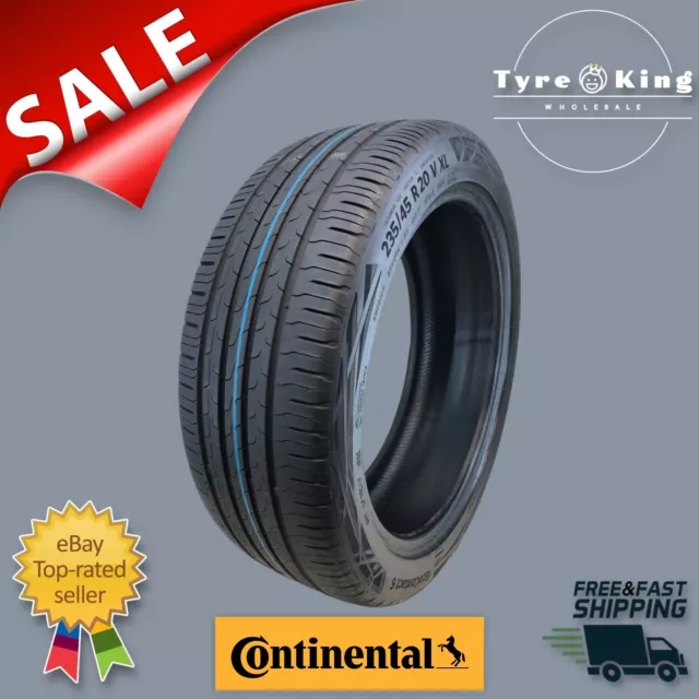 1x 235/45r20 100V XL Continental Eco Contact 6 2354520 FREE P&P