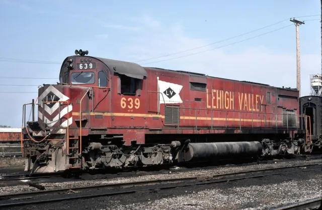 Lehigh Valley (LV) - C628 - #639 - Original 35mm Slide.