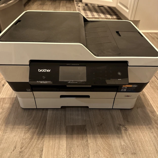 BROTHER MFCJ6920DW DUPLEX Double Tray Inkjet Printer With Ink Only