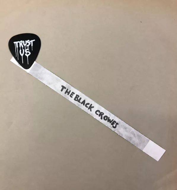 The Black Crowes Happiness Bastards Listening Party Pick Wristband Swag