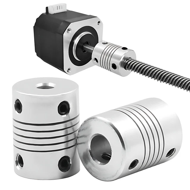 Flexible Shaft Coupling Coupler Stepper Motor CNC 3D Printer 3 4 5 6.35 7 8 10mm