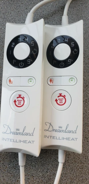 DREAMLAND INTELLIHEAT ELECTRIC Blanket Dual Controllers N39A 2 (2) £25.00 -  PicClick UK