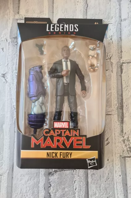 Marvel Legends Captain Marvel BAF Series Kree Sentry Nick Fury Figure Sealed New