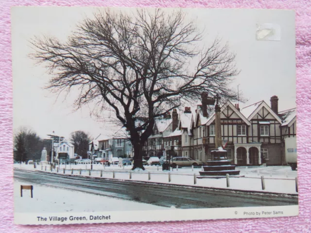 Vintage 1990s? Datchet Village Green Real Photo Postcard