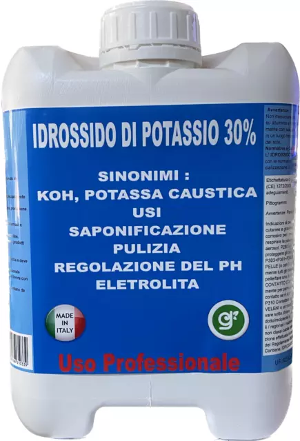 Idrossido Di Potassio Elettrolita Per Kit Hho Pura Al 90% 500gm