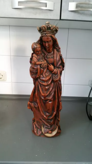 Maria  Mutter Gottes mit Jesu-Kind aus Wachs