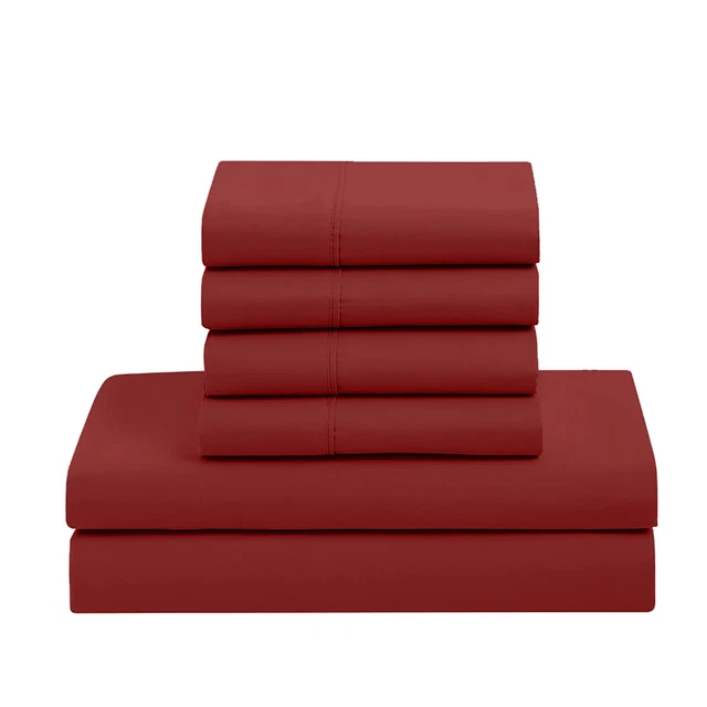 King/Full Size Bed-in-a-Bag Luxury 7 Piece W/Down Alternative Comforter & Sheet