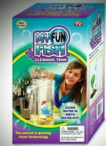 Self Cleaning Aquarium My Fun FISH TANK Complete Light-Small Fish Tank NEW ITEM
