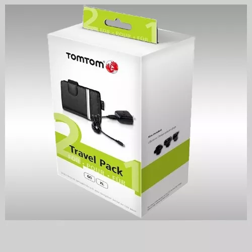 Paquete De Viaje Tomtom Estuche Cargador Domestico Usb Y Adaptadores Incluidos