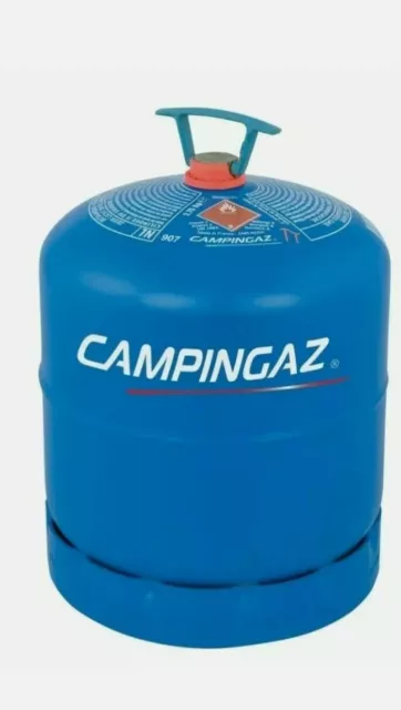 Full Campingaz 907  Gas Bottle. Free UK Delivery. VW Motorhomes, Cooking Camping