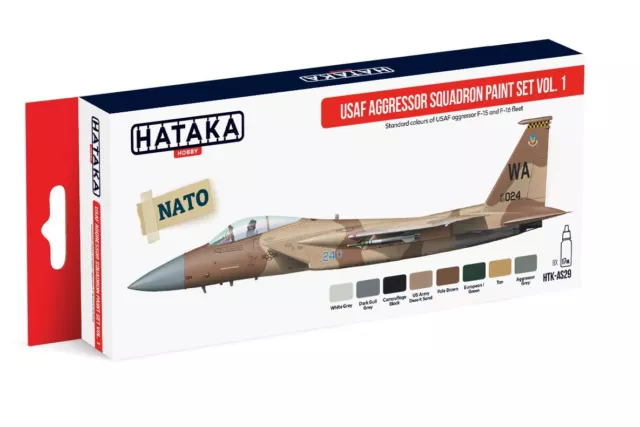 USAF Agressor Vol1 Paint Set Hataka HTK-AS29