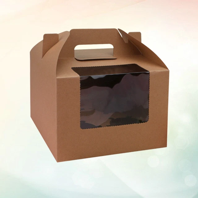 10 Pcs Cake Cstorage Container Cake Storage Cake Carrier Open The Window