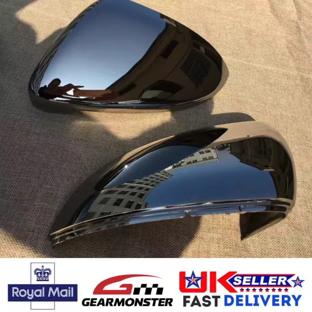 GLOSS BLACK WING Mirror Covers Caps Fit VW for Golf MK7 TDI GTD GTI R LINE  13-17 £19.99 - PicClick UK
