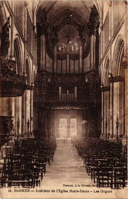CPA AK St-OMER Interior of Notre-Dame Church - Les Orgues (405218)