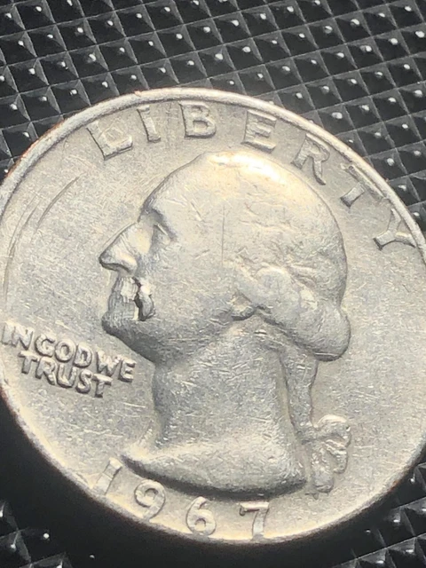 1967 Quarter, Rare Error