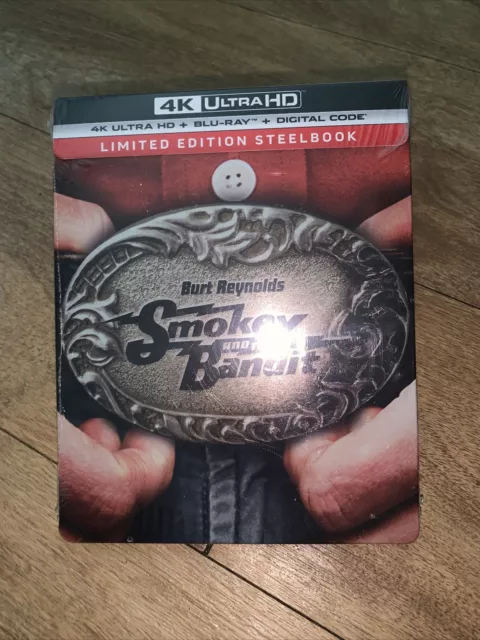 Smokey and The Bandit ( USA ) 4K UHD + SteelBook + BLURAY + DIGITAL CODE NEW