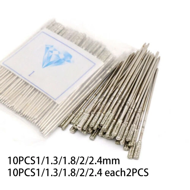 High Quality Diamond Tipped Bits for Ceramic and Semiconductors Pack of 10