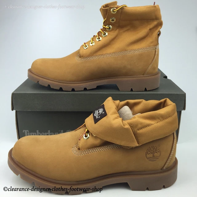 TIMBERLAND BASIC Top Wheat Boots Mens Premium Leather Nubuck Shoes Rrp £140 EUR 97,84 - PicClick FR