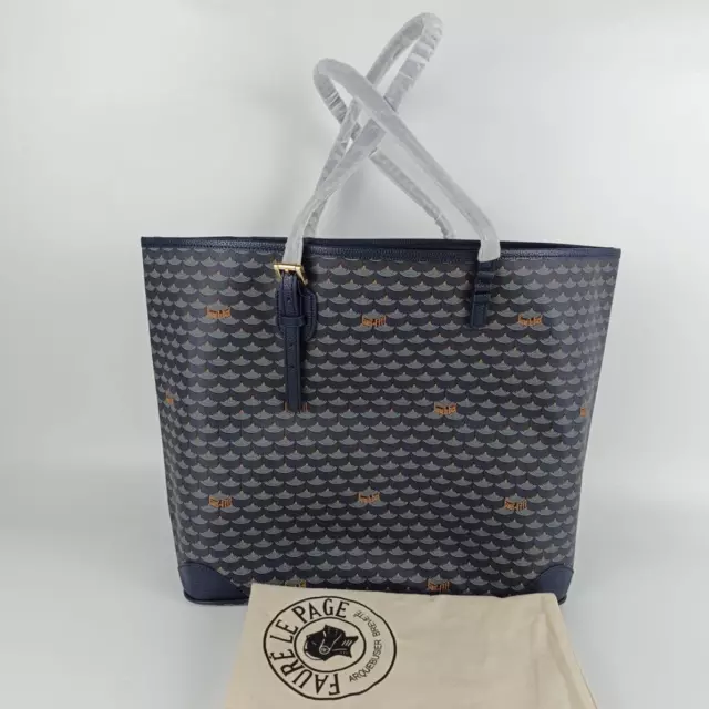 faure le page, Bags, New Faur Le Page Daily Battle Tote 37 In Paris Blue