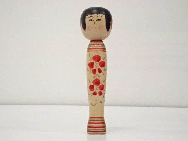 43907# TRADITIONAL JAPANESE CRAFT / KOKESHI DOLL (18.5 cm)/ ARTISAN WORK