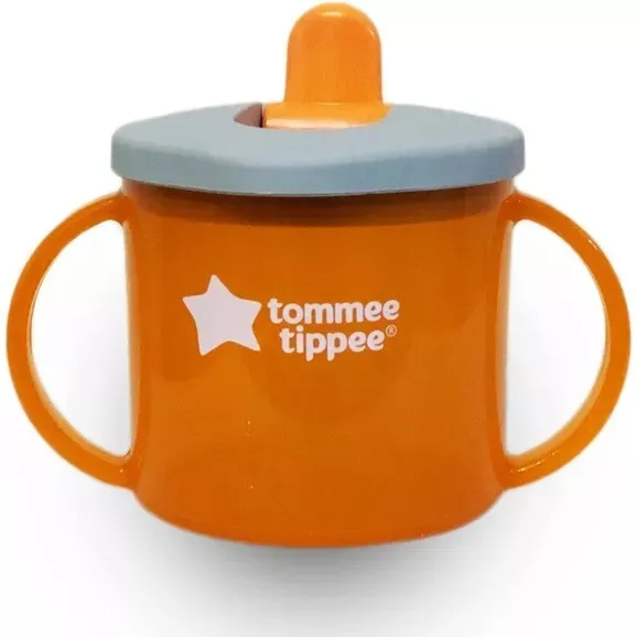 Tommee Tippee Baby First Training Drinking Cup Leak Proof 190ml 4m+ ORANGE