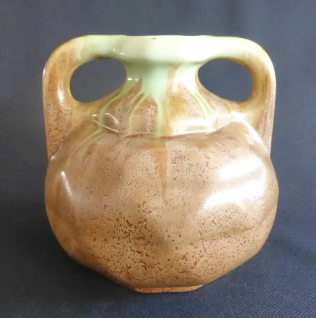 Vase Thulin Art Deco 2 Anses Numero 359 Belgium Art Potery Vintage Ceramique