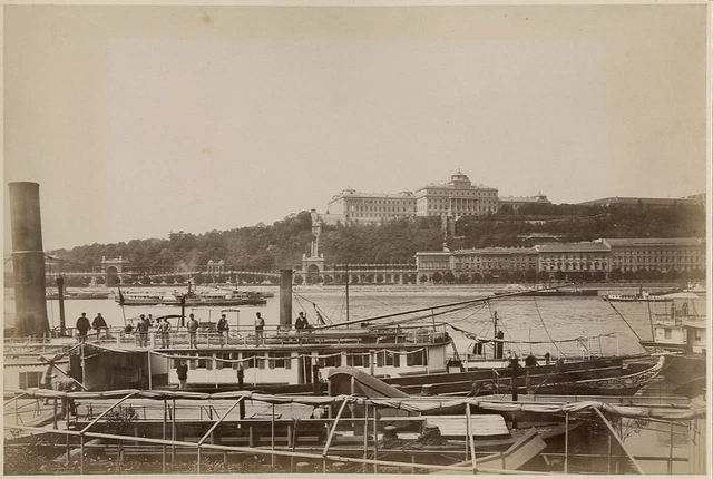 GRANDE PHOTO ALBUMINE 28X22 1890 PANORAMA