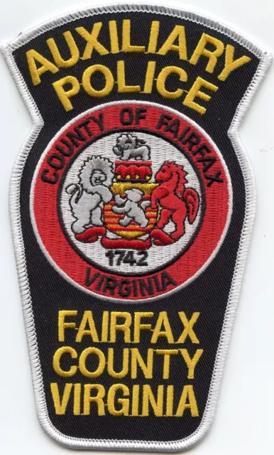 Fairfax County Virginia Va Auxiliary Police Patch