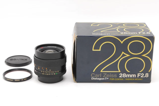 CONTAX CARL ZEISS Distagon T* 28mm f/2 MMG Lens C/Y [Excellent] 06