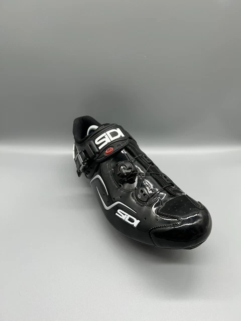 Sidi Kaos Carbon Cycling Shoes Mens Size UK 12 EUR 48 Adult Black Shoes