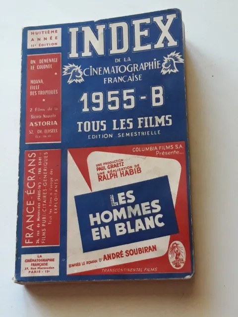 Index De La Cinematographie Francaise / 1955-B Cinema. Sorties De L'annee