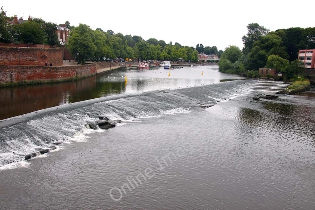 Photo 6x4 The weir on the Dee Chester  c2010