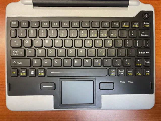 iKey IK-PAN-FZG1-C1-V5 Qwerty Backilt Keyboard for FZG1 Tablet USB port