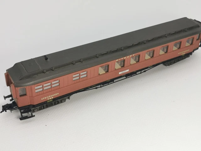 Voiture Voyageurs 2ème Classe DB Fleischmann HO - Vert - Train Électrique