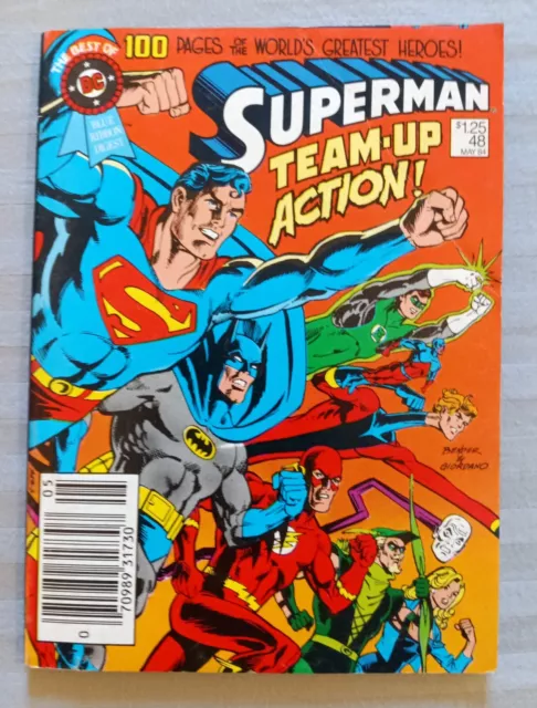 Best Of Dc Blue Ribbon Digest #48, Superman Team-Up Action, 1983