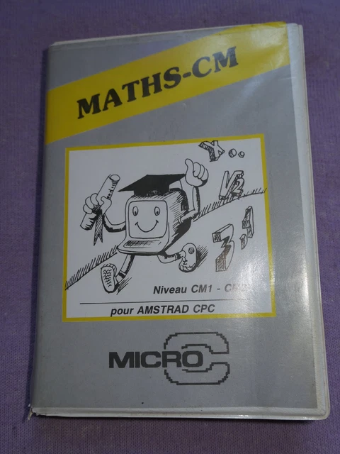 Jeu Amstrad CPC 6128 - CALCULMAT Par Micro Application, Bon état, France