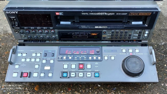 Sony RM 450 ce Editing System broadcast / table montage vidéo vintage | UK