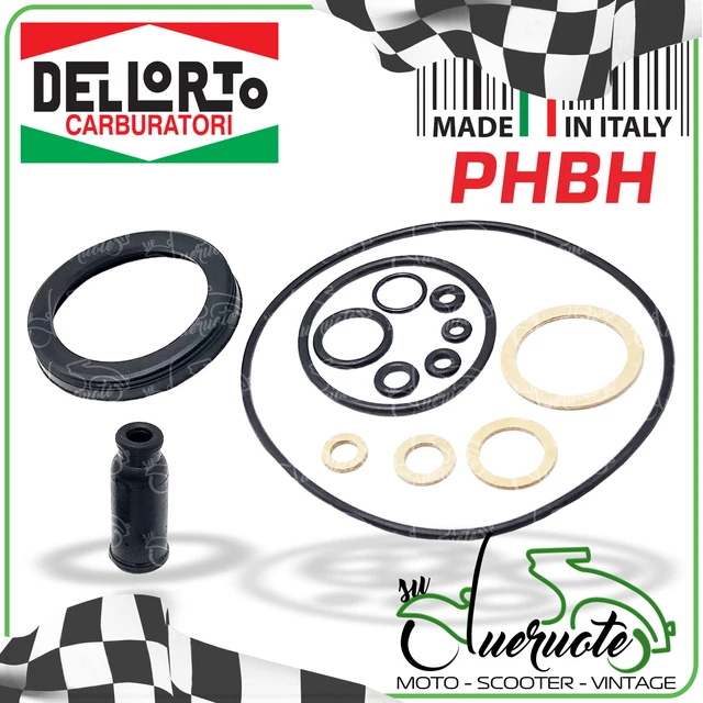 Kit Guarnizioni Carburatore Dellorto Per Revisione Phbh 26 27 28 29 30 Dell'orto