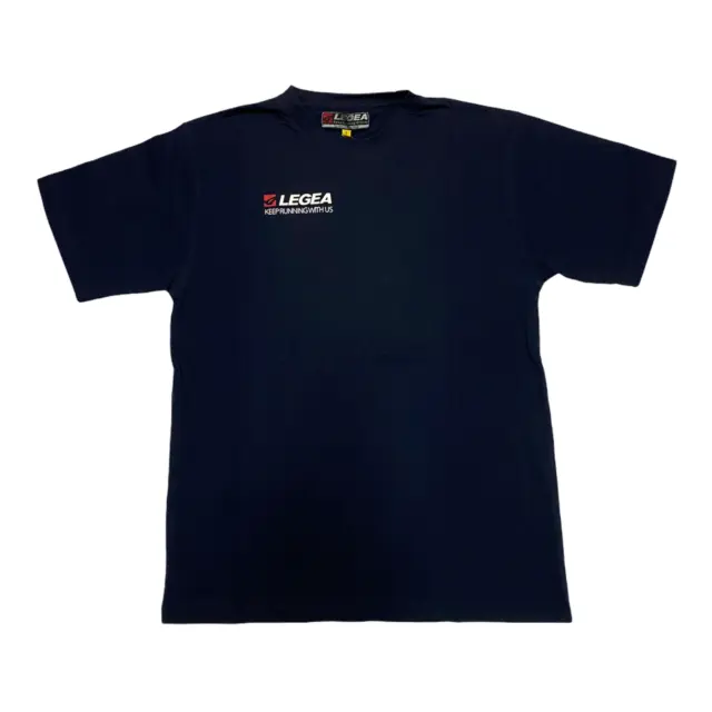 Maglia T Shirt Maglie Uomo Legea Ts012 Cotone Blu Originale Pe
