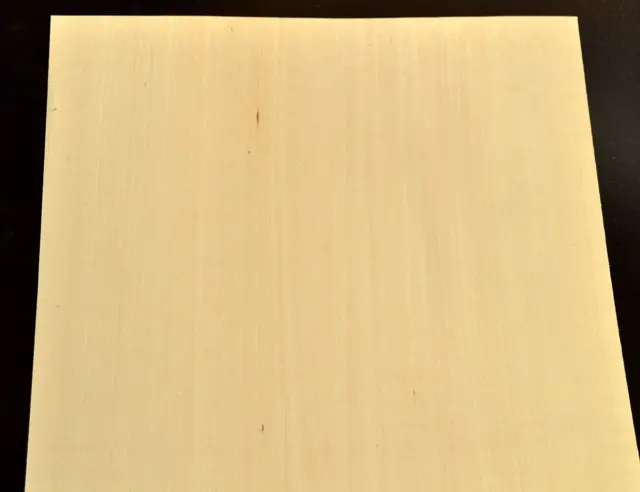 Plain Maple Raw Wood Veneer Sheet 13 x 105 inches 1/42nd     LONG WIDE SHEET !!!