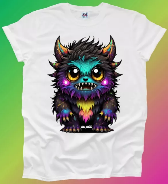 Cute Monster Movie Scary Halloween Teddy T Shirt Boy Girl MESSAGE ME THE SIZE UK